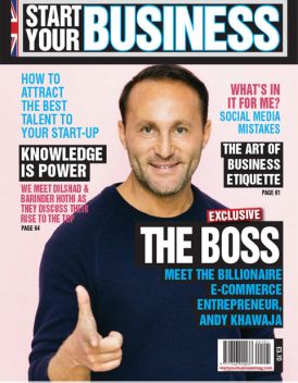Dr. Andy Khawaja Start Your Business - June 2015 cover