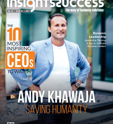 Dr. Andy Khawaja on the cover of Insights Success Magazine