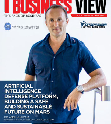Dr. Andy Khawaja on the cover of Business View Publication