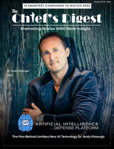 Dr. Andy Khawaja on the cover of Chiefs Digest Magazine